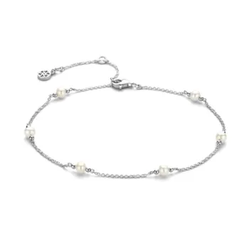 Athena Fußkettchen - Sterlingsilber - Süßwasserperlen